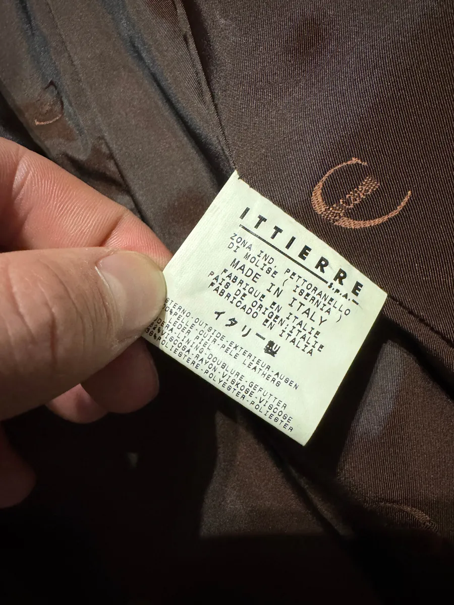 AW2004 Cavalli Beige Pony Hair Long Fur Leather Trench Jacket - Image 11