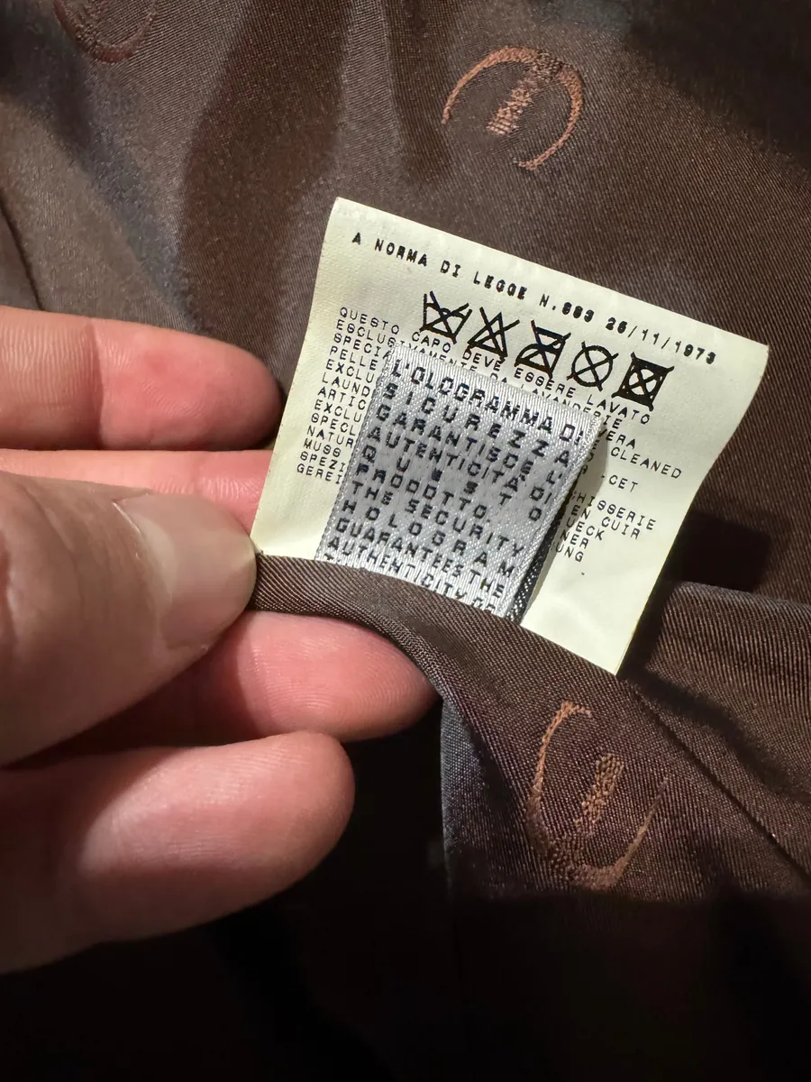 AW2004 Cavalli Beige Pony Hair Long Fur Leather Trench Jacket - Image 12