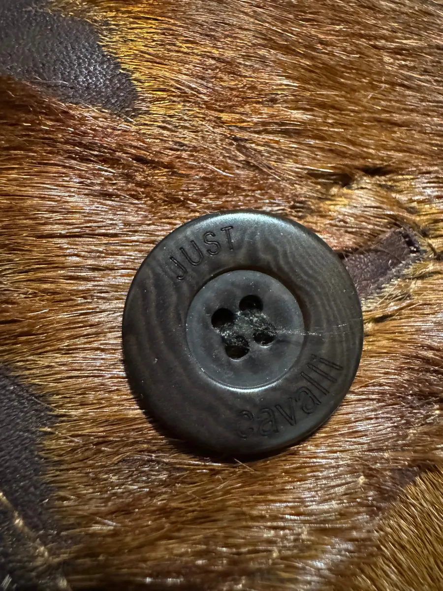 AW2004 Cavalli Beige Pony Hair Long Fur Leather Trench Jacket - Image 9