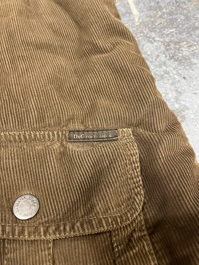 AW2004 Dolce & Gabbana Brown Cargo Utility Vest - Image 8