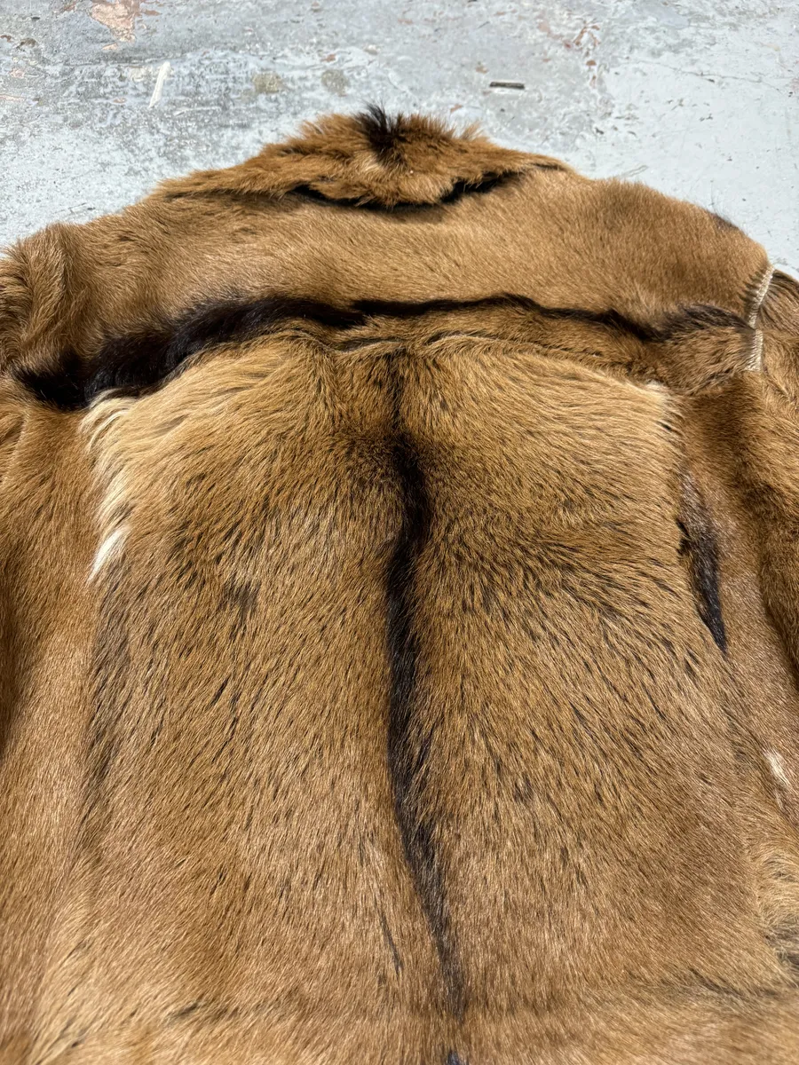 AW2005 Cavalli Fur Leather Premium Camel Jacket - Image 6