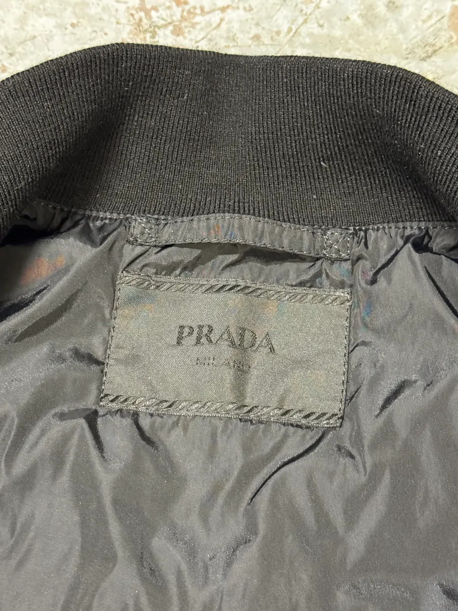 AW2007 Prada Black Nylon Jacket - Image 4