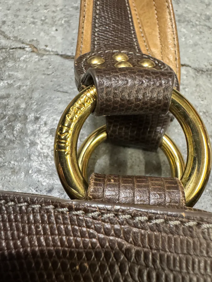 AW2010 Cavalli Fringe Cowboy Brown Leather Handle Bag - Image 6