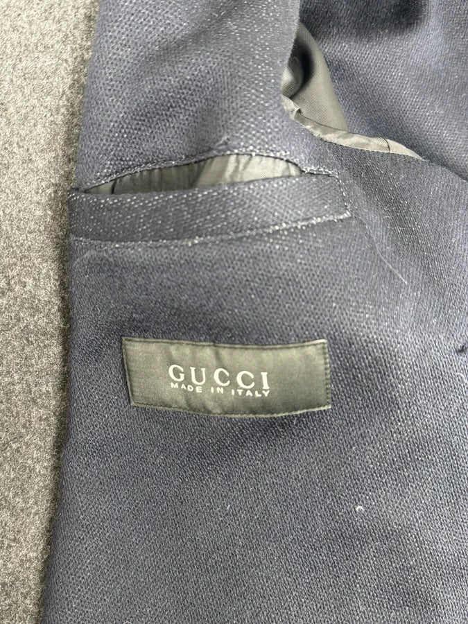 AW2013 Gucci Grey Naval Wool Jacket - Image 14