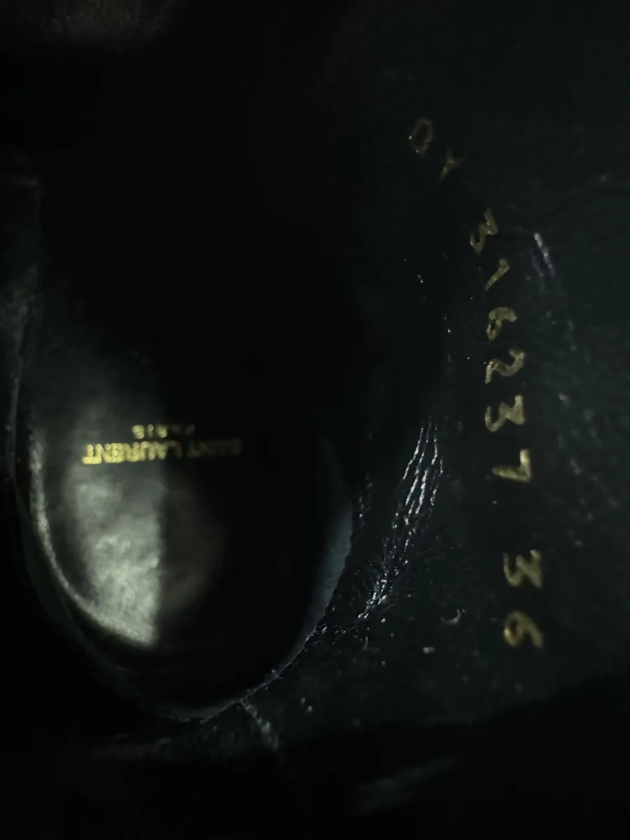 AW2013 Saint Laurent Jodhpur Dark Suede Ankle Boots by Hedi Slimane - Image 7