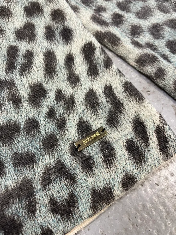 AW2014 Cavalli Green Leopard Cardigan - Image 7