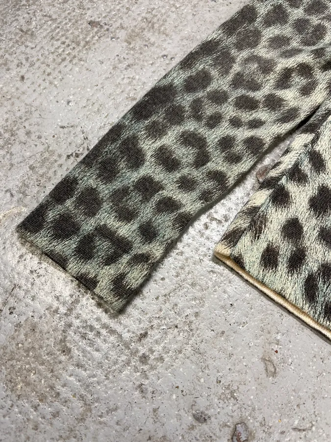 AW2014 Cavalli Green Leopard Cardigan - Image 8