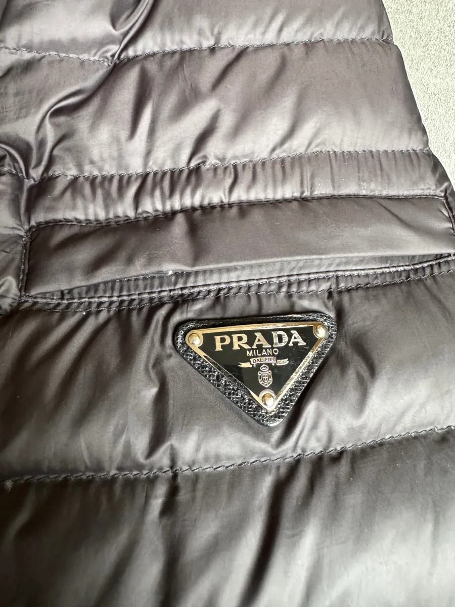 AW2015 Prada Black Minimalist Duffle-Coat Jacket - Image 4