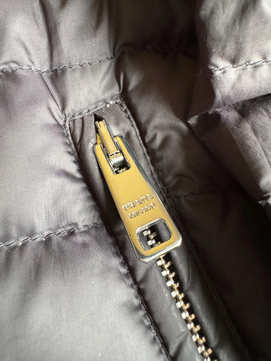 AW2015 Prada Black Minimalist Duffle-Coat Jacket - Image 6