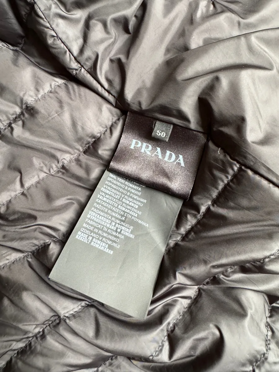 AW2015 Prada Black Minimalist Duffle-Coat Jacket - Image 9