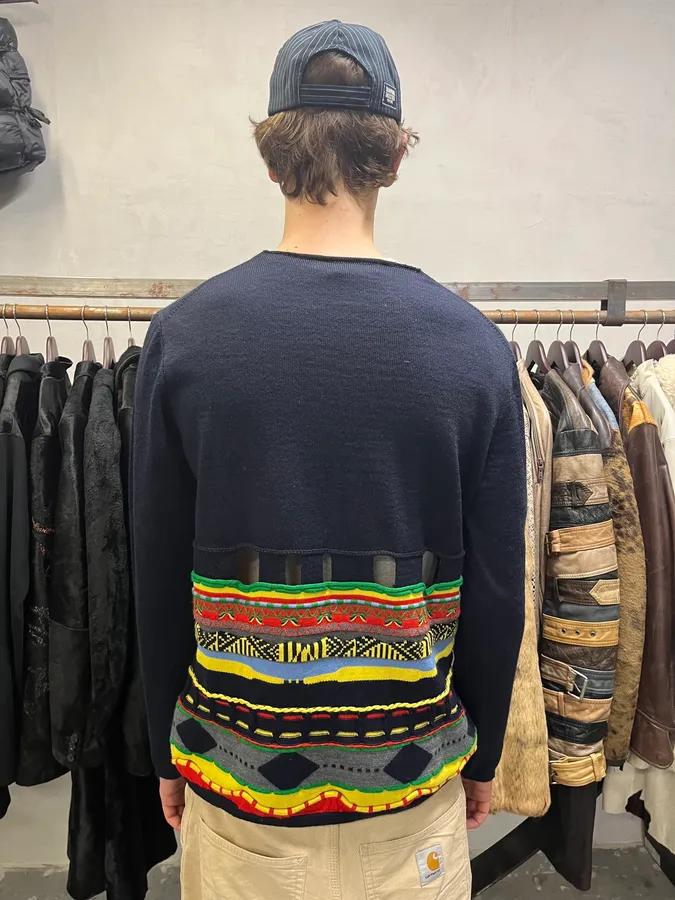 AW2016 Comme des Garçons Wool Contemporary Positive Sweater - Image 3