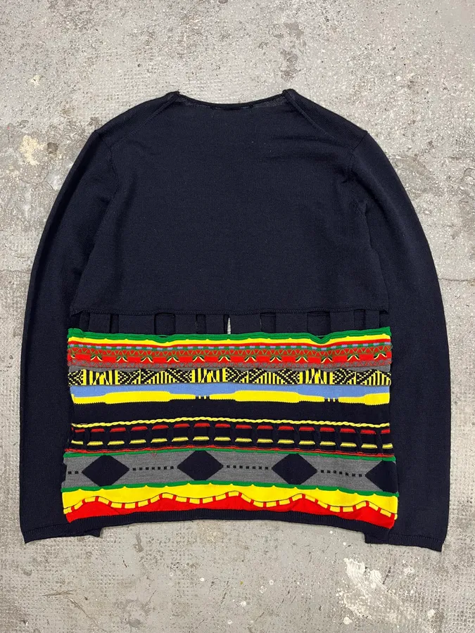 AW2016 Comme des Garçons Wool Contemporary Positive Sweater - Image 6