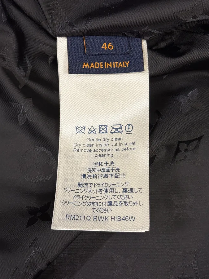 AW2020 Louis Vuitton Black Multi Pockets Nylon Jacket - Image 11