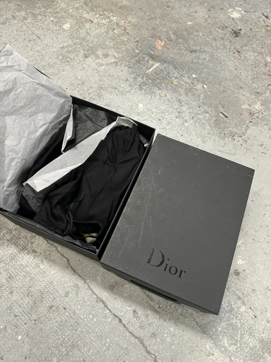 Christian Dior Yellow & Black Derby Leather Shoes by Kim Jones - Image 12