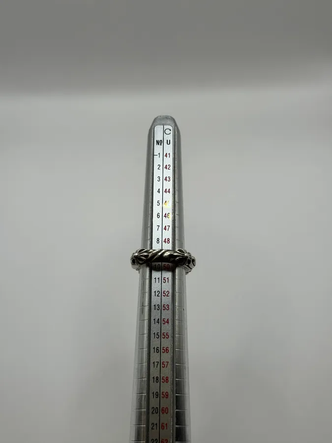 Chrome Hearts SBT Band Silver 925 Ring - Image 10