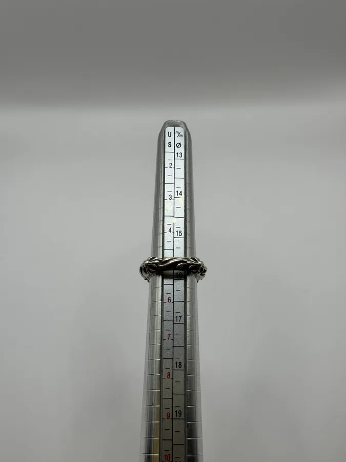 Chrome Hearts SBT Band Silver 925 Ring - Image 11