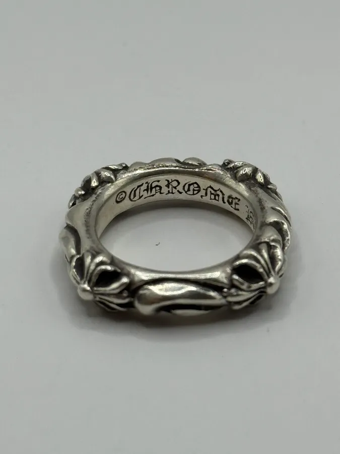 Chrome Hearts SBT Band Silver 925 Ring - Image 3