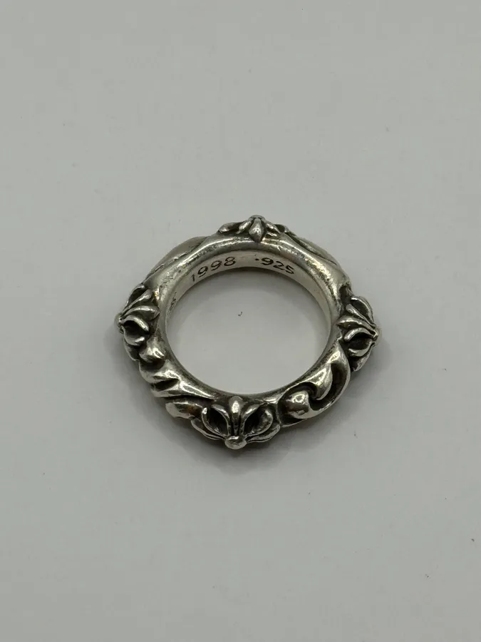 Chrome Hearts SBT Band Silver 925 Ring - Image 4