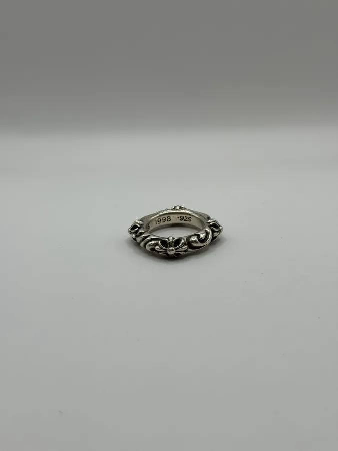 Chrome Hearts SBT Band Silver 925 Ring - Image 7