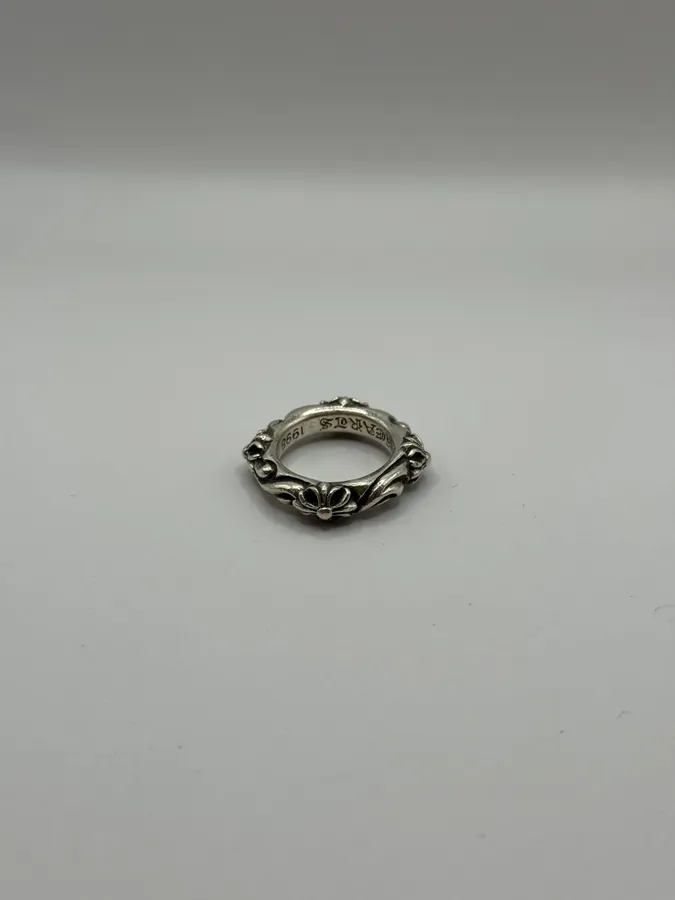 Chrome Hearts SBT Band Silver 925 Ring - Image 9