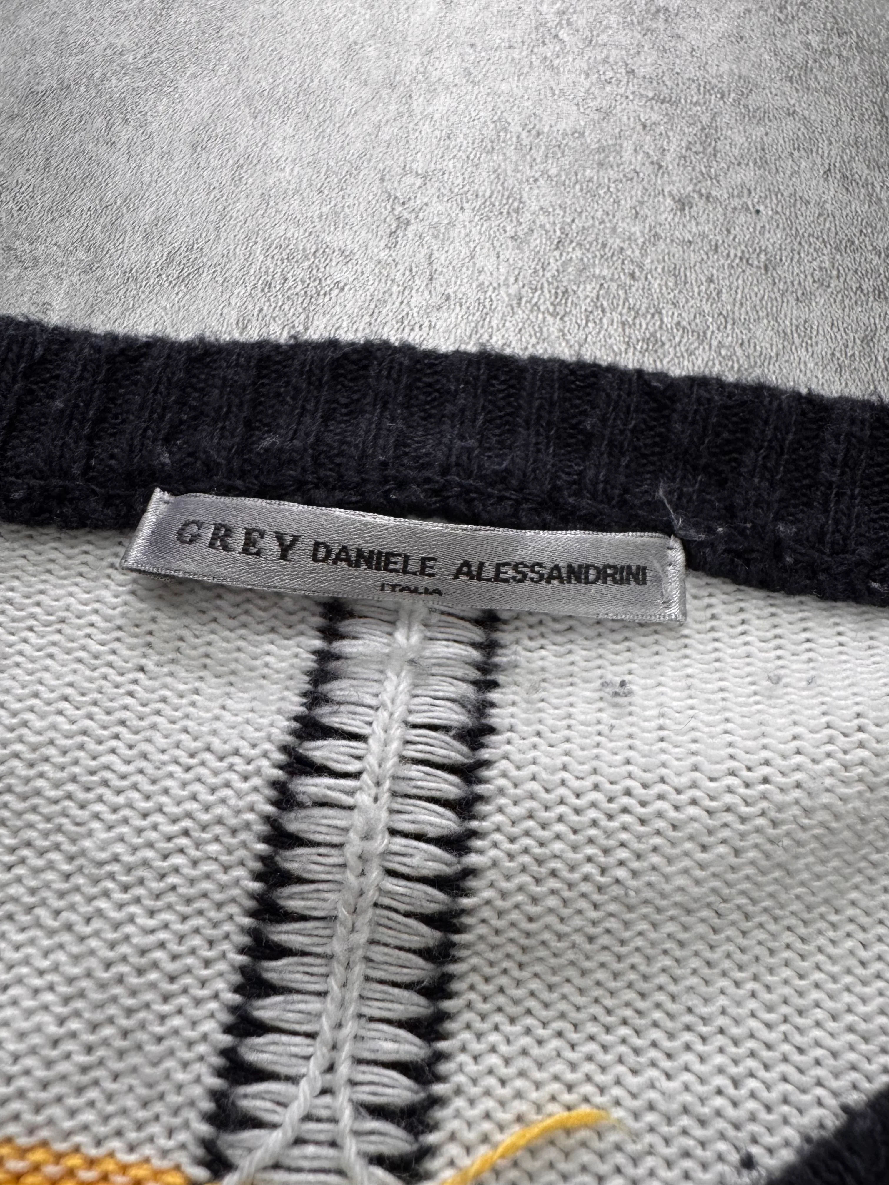 Daniele Alessandrini Multicolor Geometric Sweater - Image 4