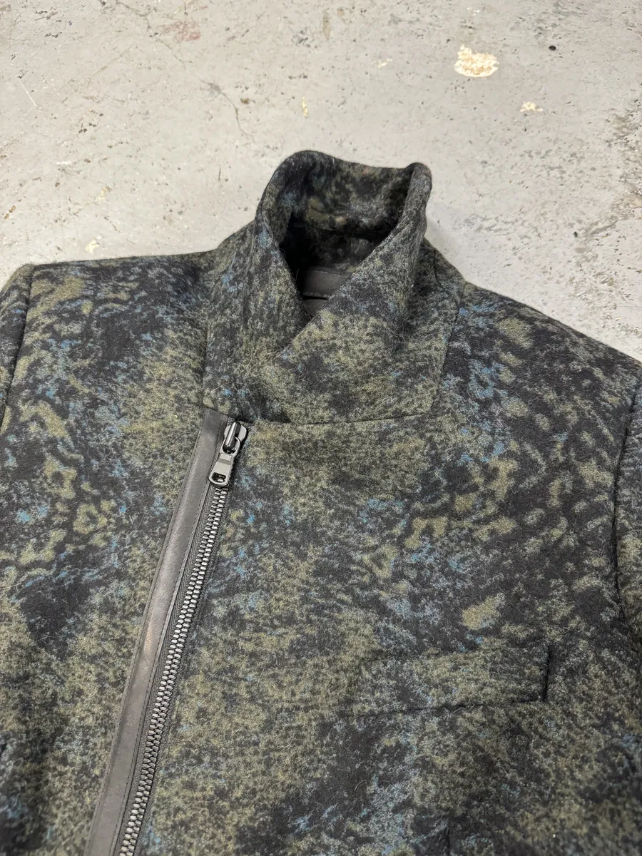 Diesel Oil Wool Long Jacket - Image 10