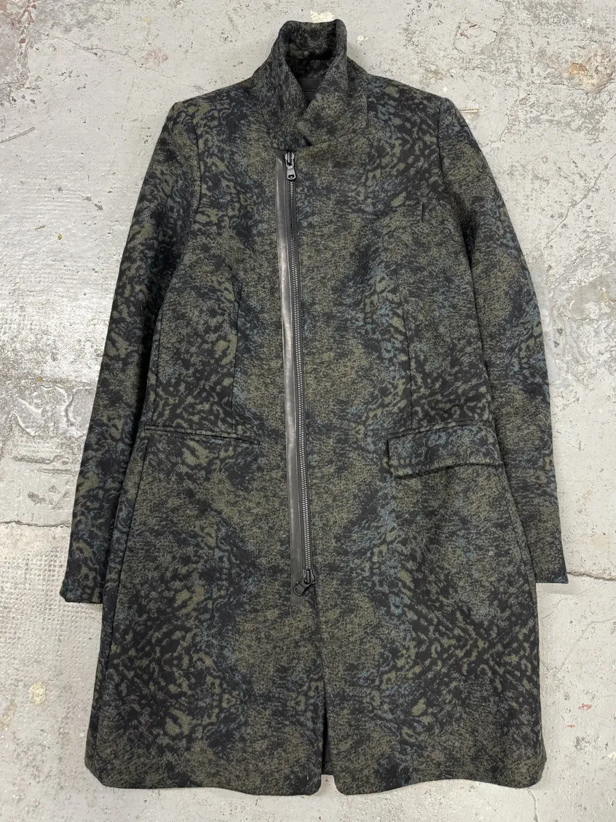Diesel Oil Wool Long Jacket - Image 3