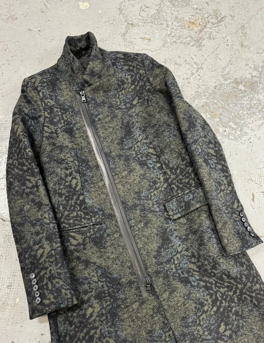Diesel Oil Wool Long Jacket - Image 7