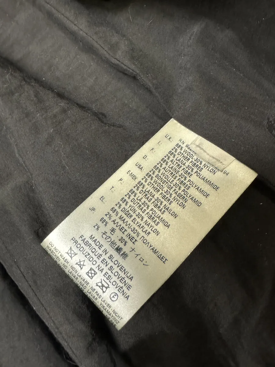 Diesel Oil Wool Long Jacket - Image 8