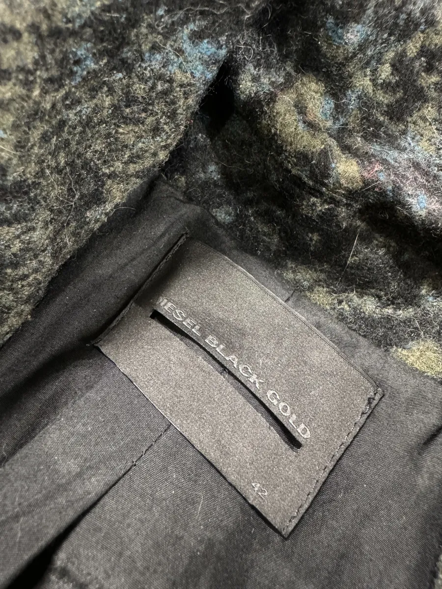 Diesel Oil Wool Long Jacket - Image 9