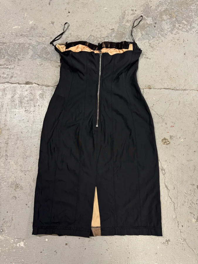 Dolce & Gabbana Black Sun Mesh Dress - Image 6