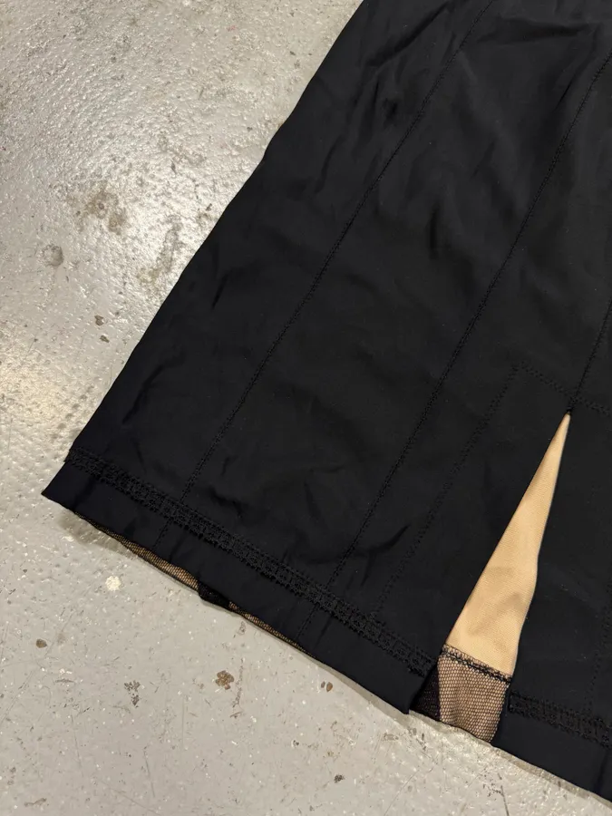 Dolce & Gabbana Black Sun Mesh Dress - Image 8