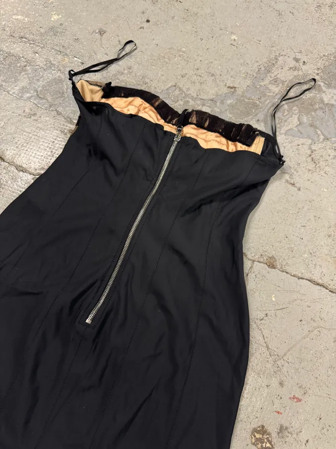 Dolce & Gabbana Black Sun Mesh Dress - Image 9