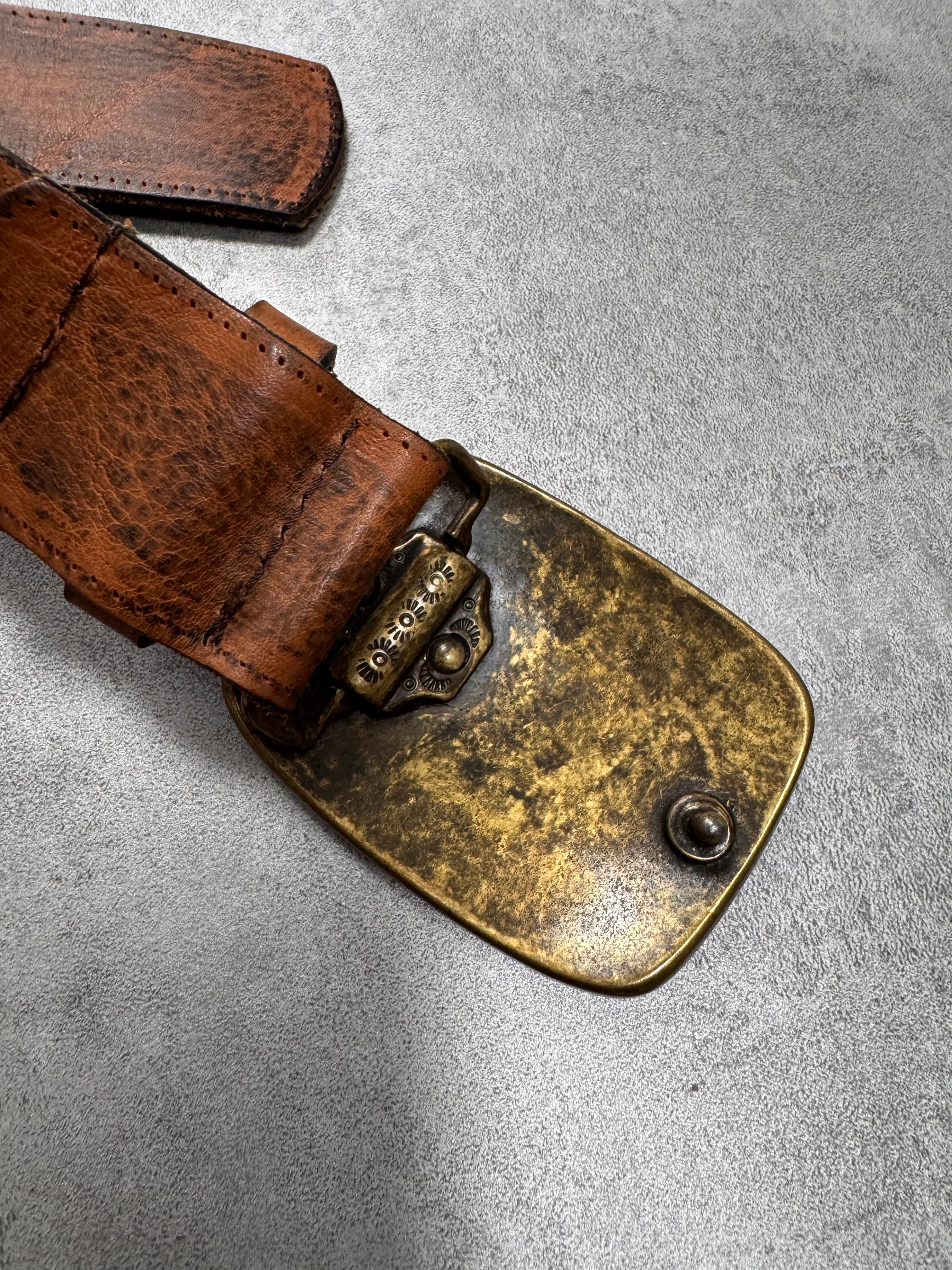 Dolce & Gabbana Brown Leather Belt - Image 3