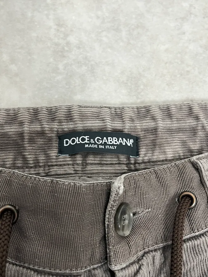 Dolce & Gabbana Grey Multipockets Cargo Pants - Image 10