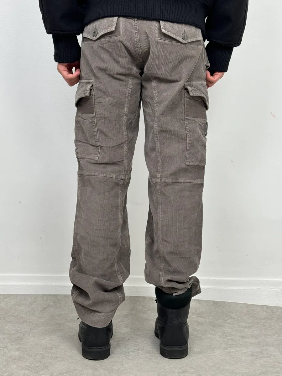 Dolce & Gabbana Grey Multipockets Cargo Pants - Image 3