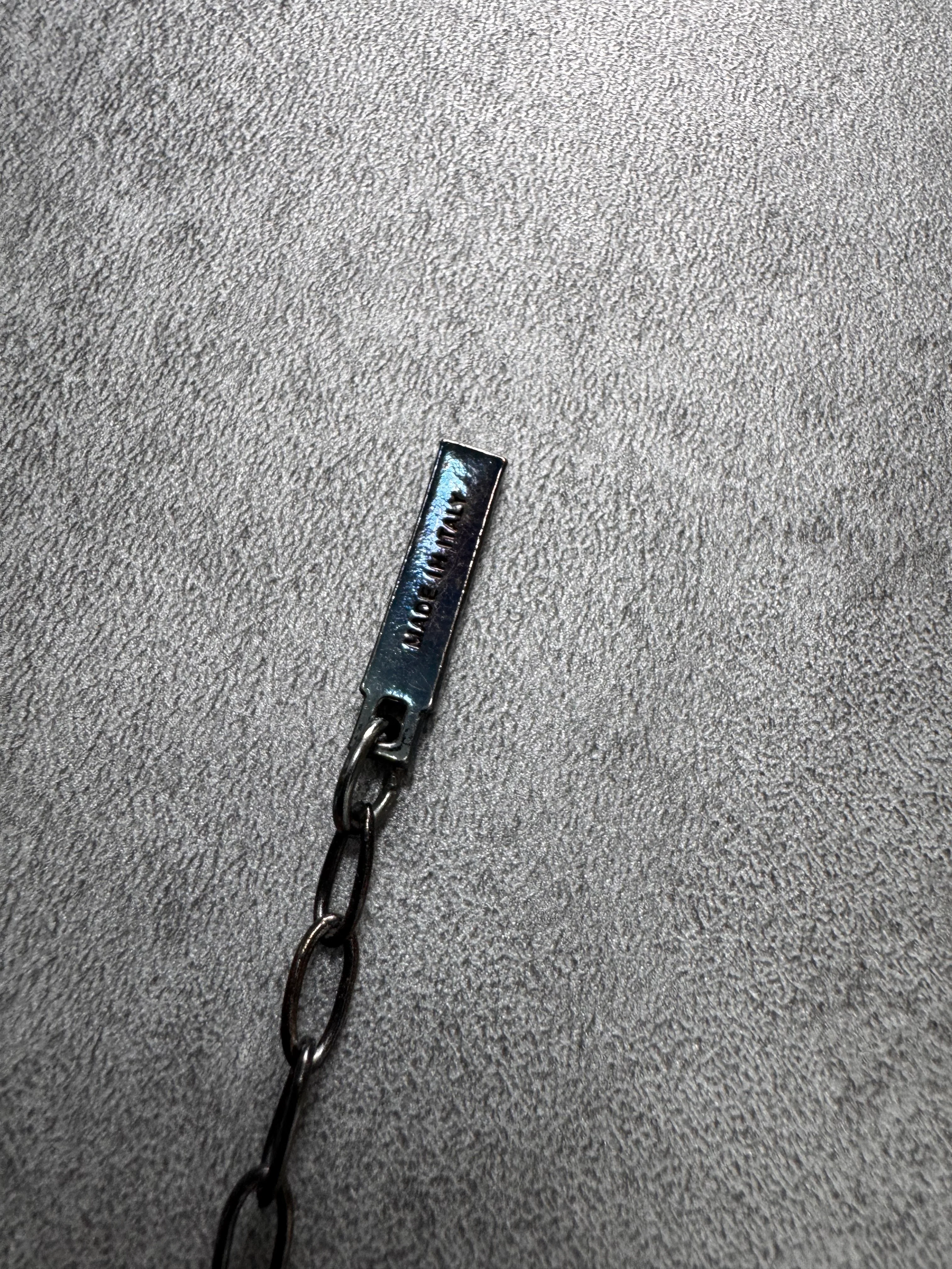 Dolce & Gabbana Water Green Onyx Cross Black Necklace - Image 6