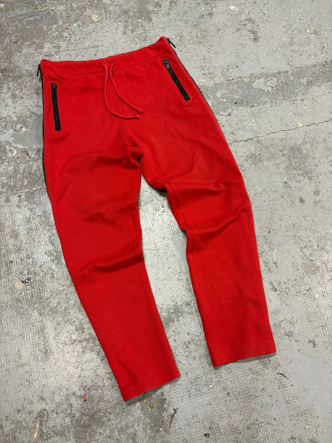 Dries Van Noten Full Zip Demon Black & Red Sweatpants - Image 5