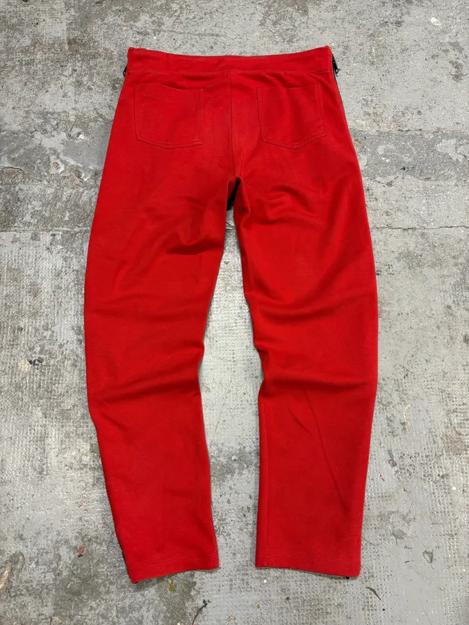 Dries Van Noten Full Zip Demon Black & Red Sweatpants - Image 7
