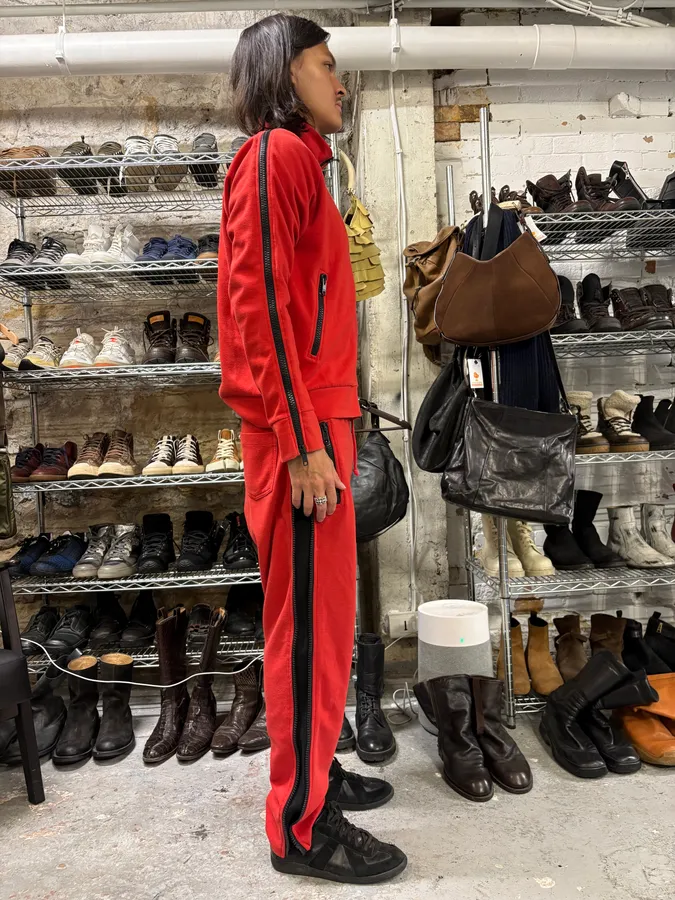 Dries Van Noten Full Zip Demon Black & Red Tracksuit - Image 3