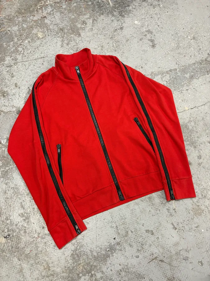 Dries Van Noten Full Zip Demon Black & Red Tracksuit - Image 5