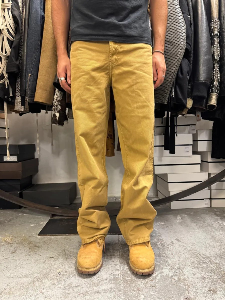 Dries Van Noten Mustard Yellow Pants - Image 3