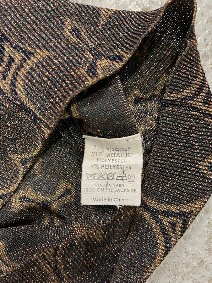 Dries Van Noten Navy Flowers Sweater - Image 8