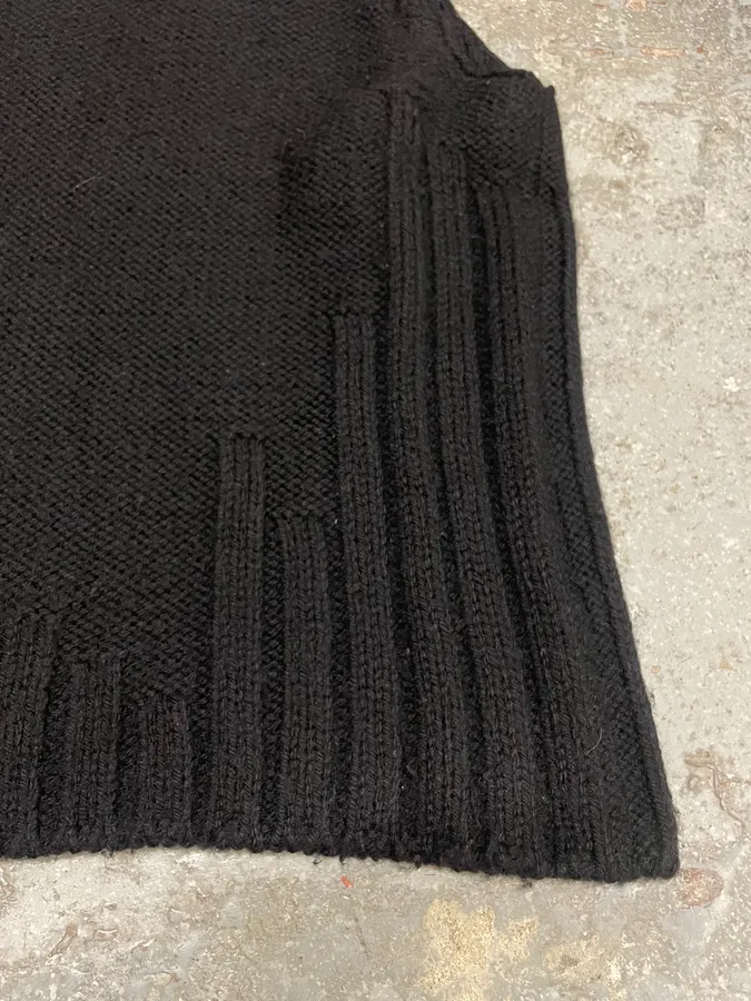 Dsquared2 Black Wool Sleeveless Sweater - Image 7