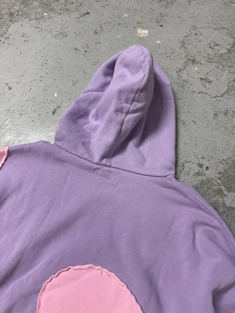 ERL Wave Purple Cozy Knit Hoodie - Image 7