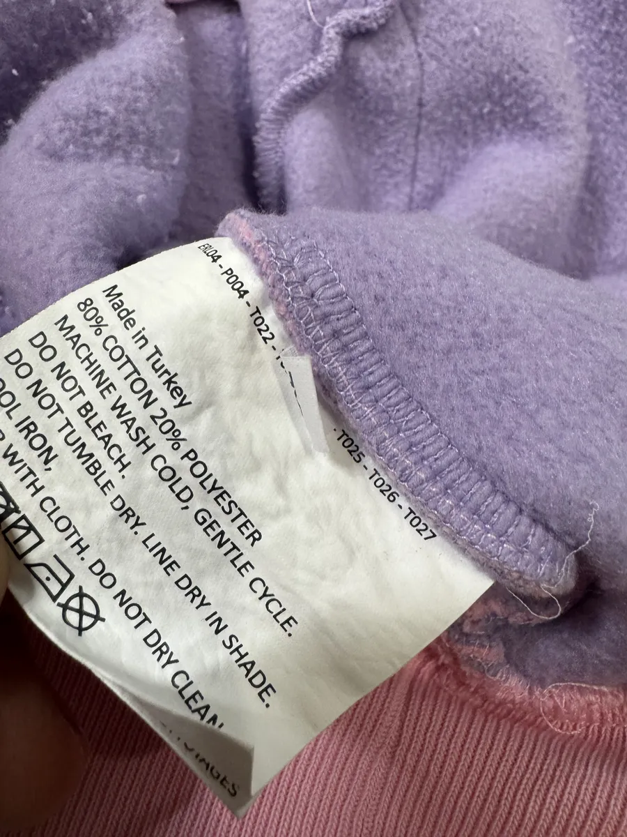 ERL Wave Purple Cozy Knit Hoodie - Image 8