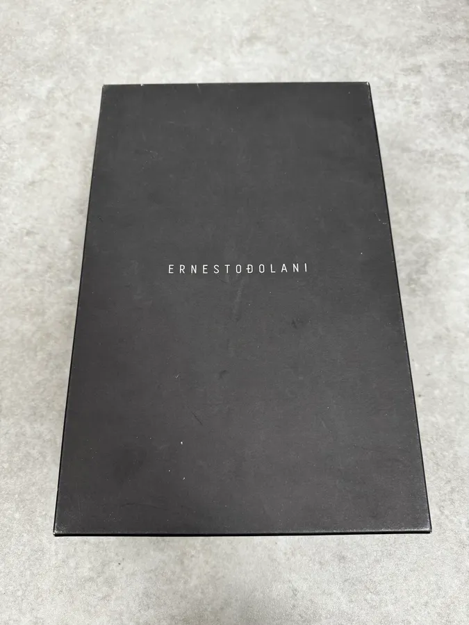 Ernesto Dolani Brown Eroded Suede Leather Boots - Image 10