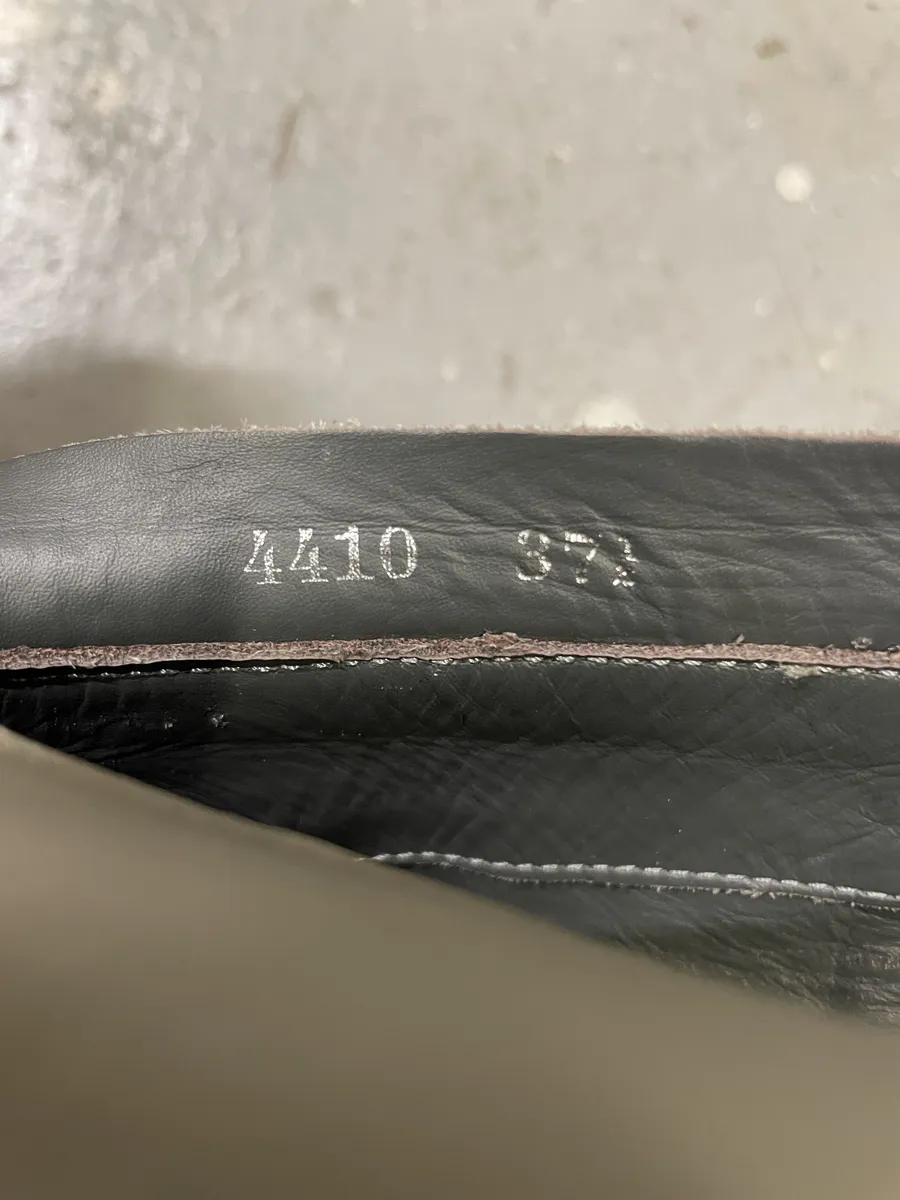 FW1999 Prada Vibram Grey Ankle Leather Boots - Image 7