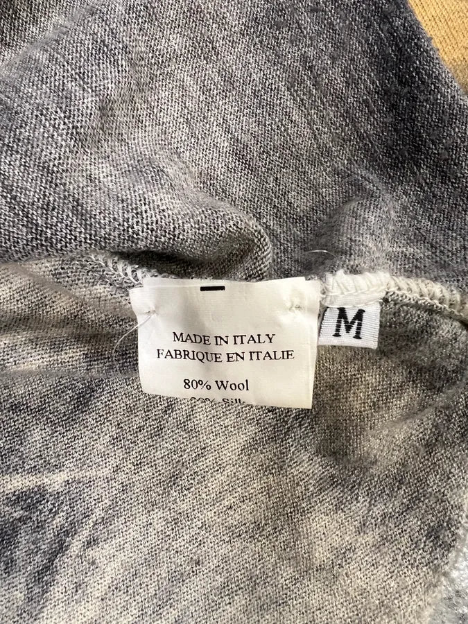 FW2000 Roberto Cavalli Savage Tiger Wool Silk Cardigan Top - Image 6