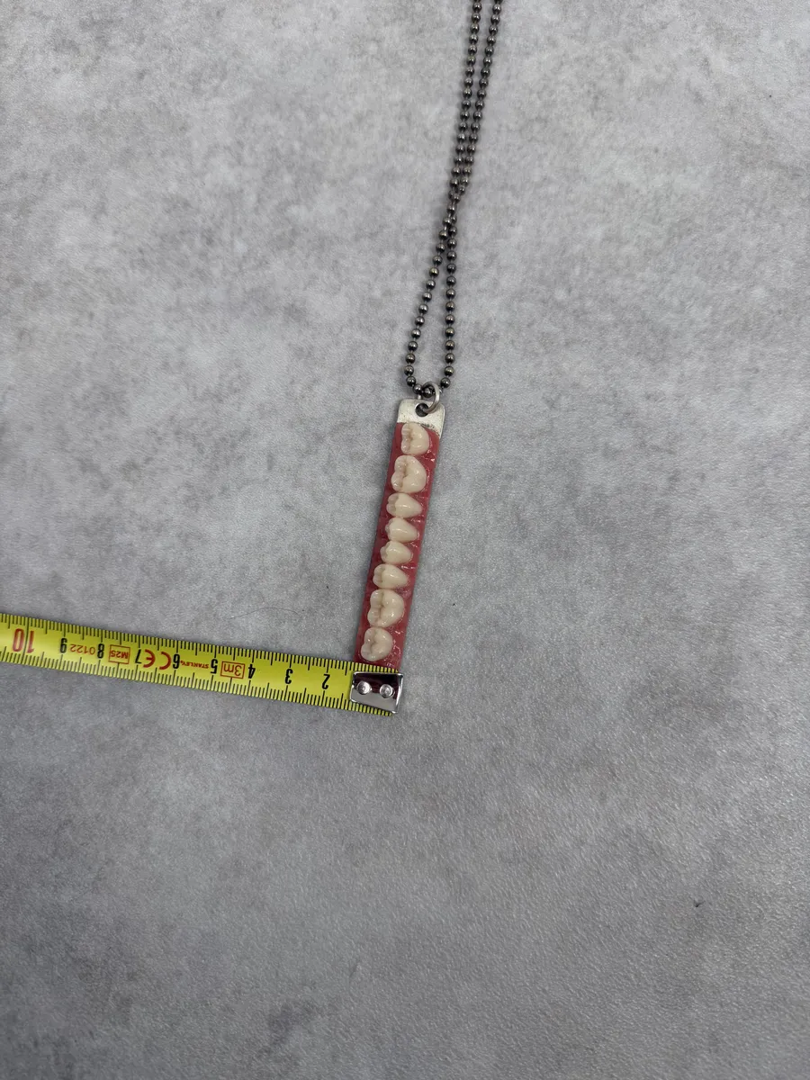 FW2001 Carol Christian Poell Teeth MM/1480 Necklace - Image 5